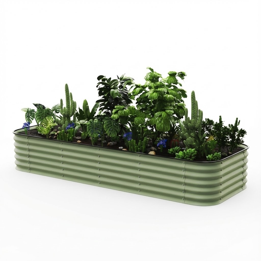 Flexibles Hochbeet-System aus Metall – 9-in-1